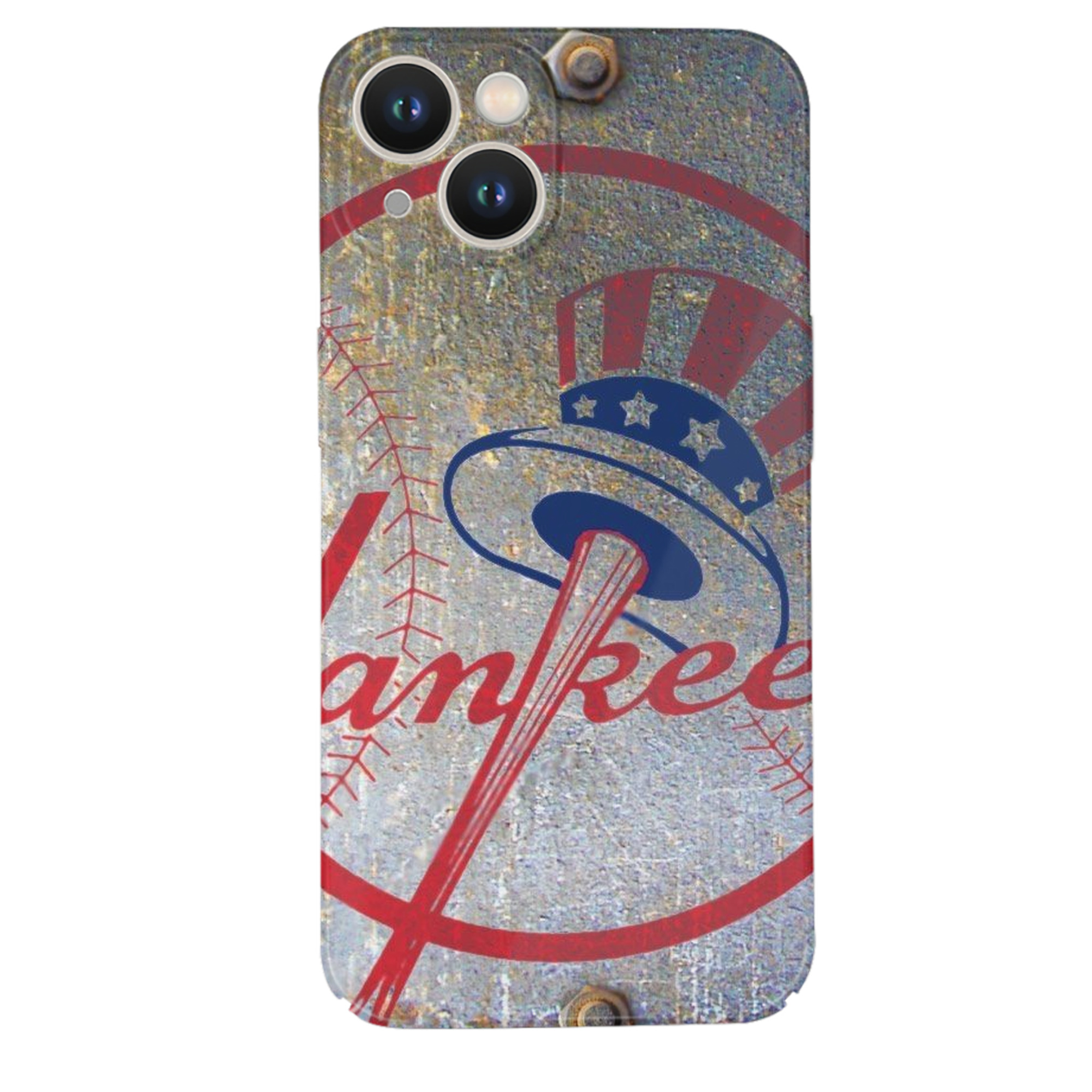 New York Yankees 112 IPhone 14 Series Full-Cover Hard Case – Shockproof With Raised Camera Protection – Precise Cutouts, Wireless Charging Compatible – Durable, Anti-Yellowing, Easy To Clean